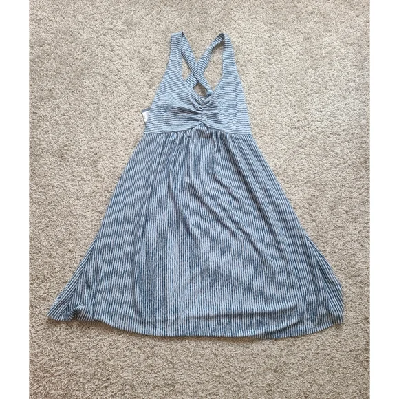 blue dress for baby girl Universal Thread Women's Striped Sleeveless Button Front Sun Dress –  Biggybargains main image 1
